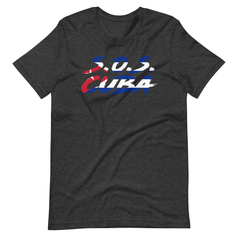 S.O.S Cuba Short-Sleeve Unisex T-Shirt