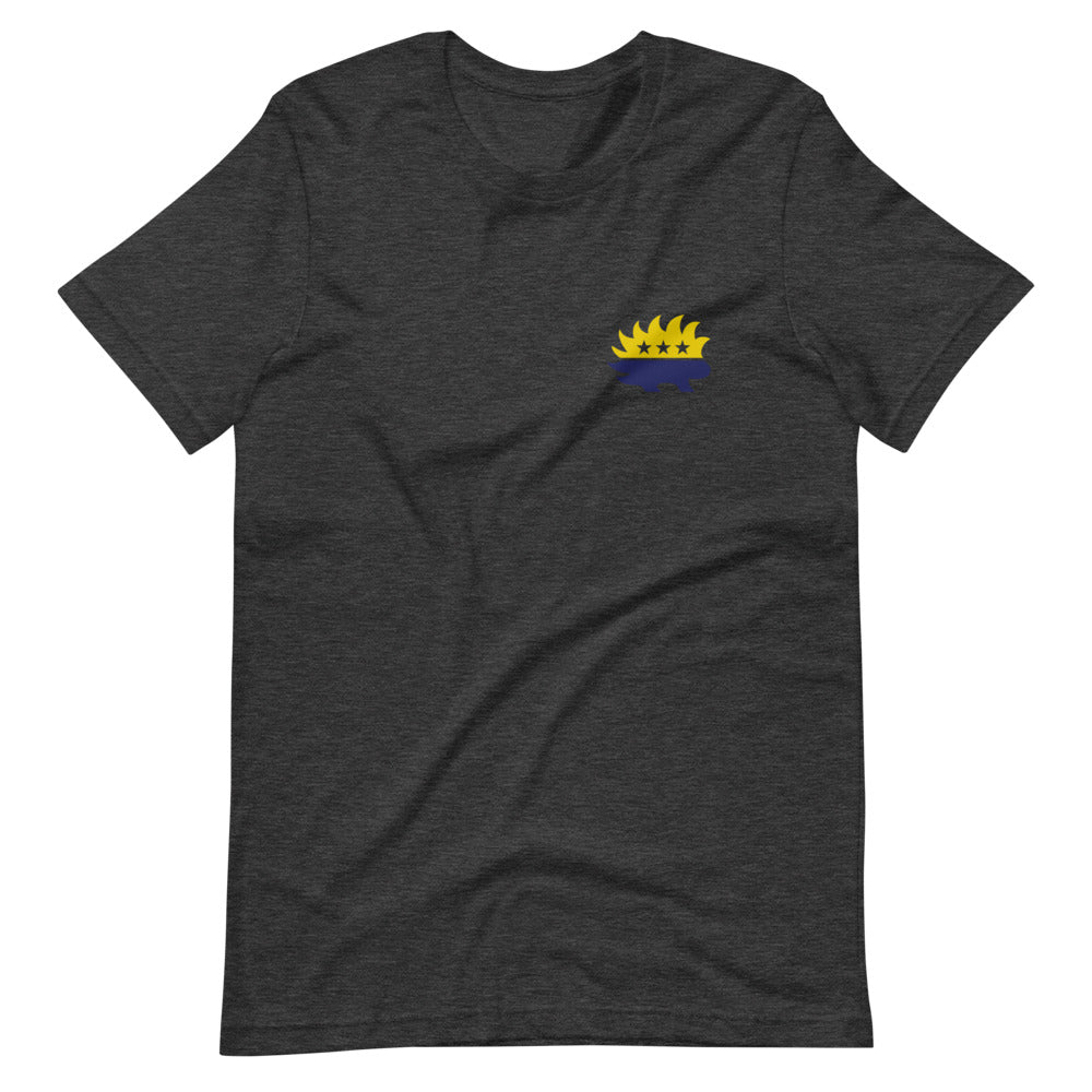 End the Monopoly - Go Gold (With Porcupine) Short-Sleeve Unisex T-Shirt
