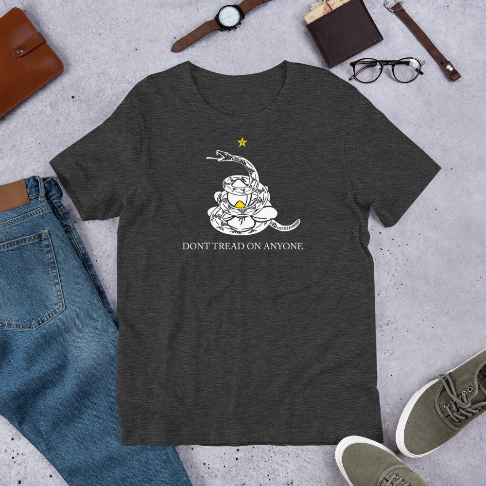 Don't Tread on Anyone Mississippi Liberty Flag Unisex t-shirt