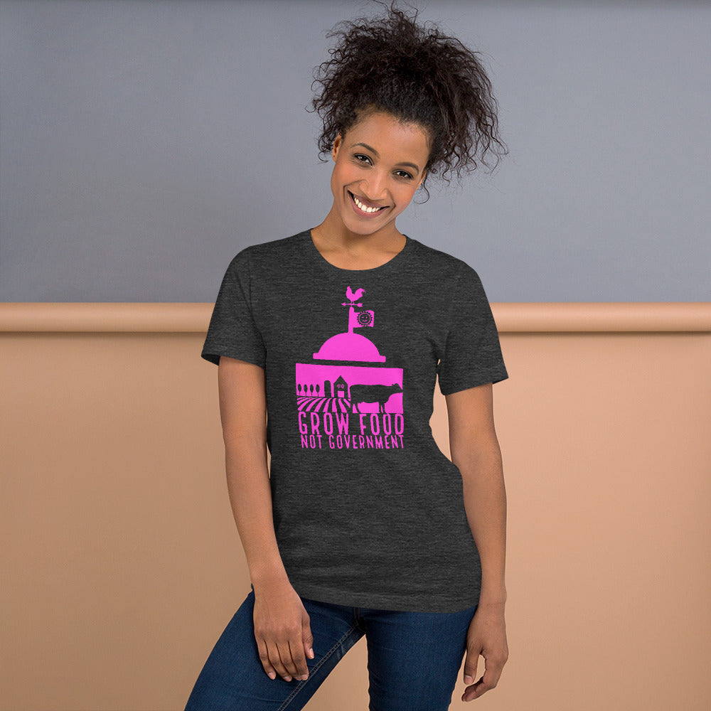 Grow Food Not Government Short-Sleeve Unisex T-Shirt