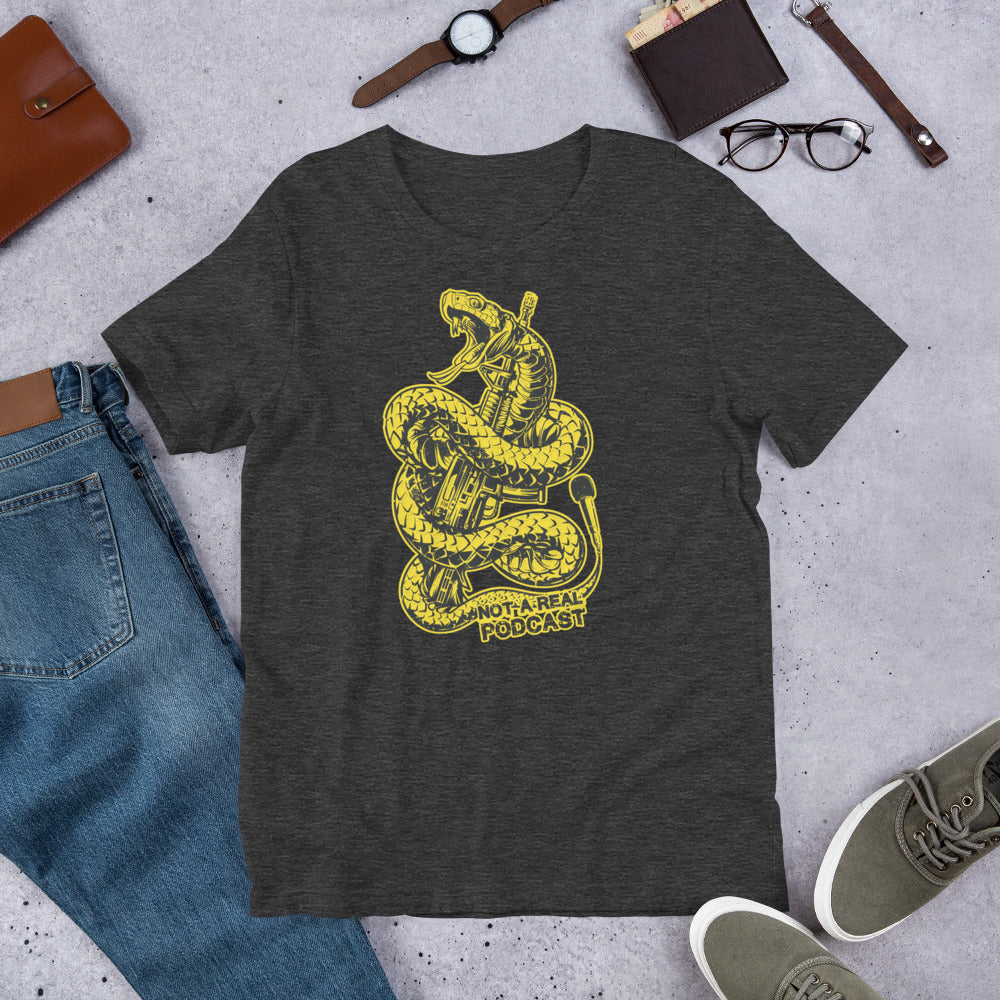 Not a Real Podcast t-shirt