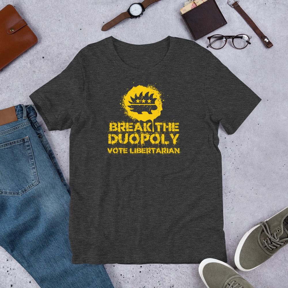 Break the Duopoly Unisex t-shirt