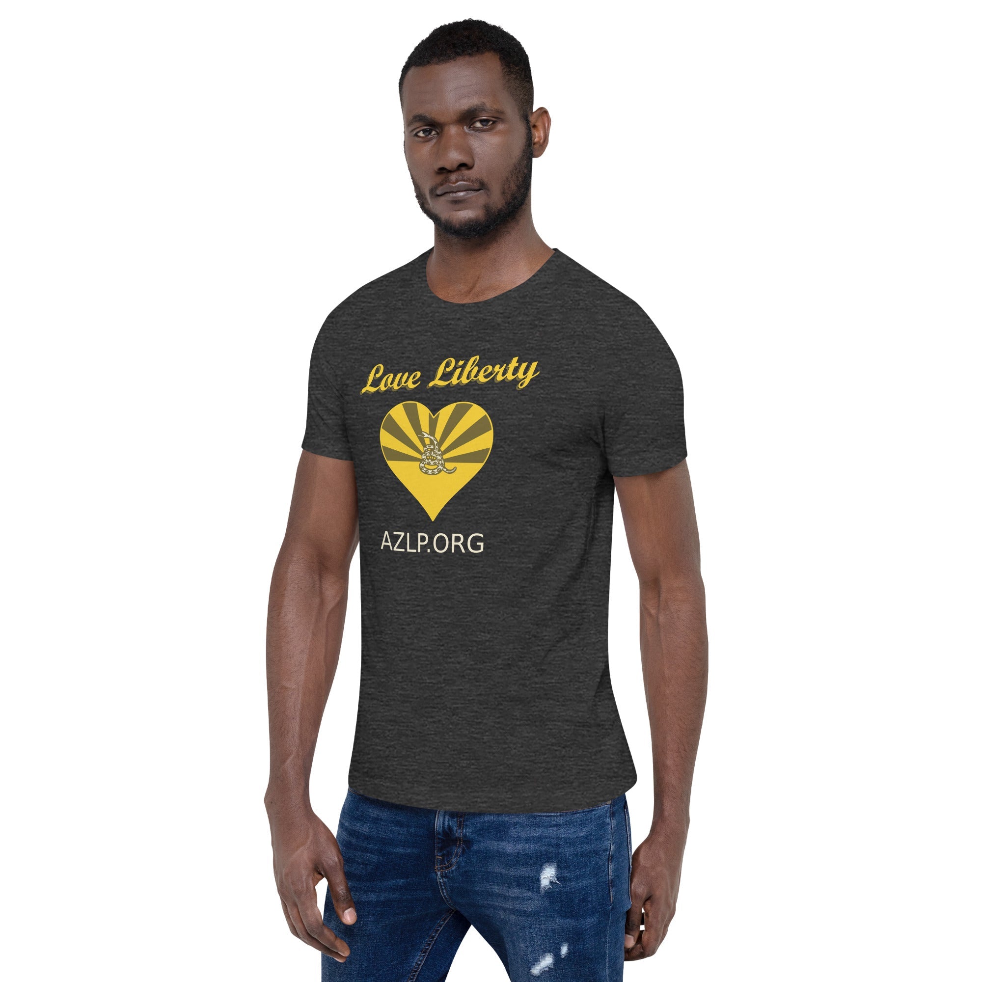 Love Liberty (Don't Tread) Arizona Libertarian Party Unisex t-shirt