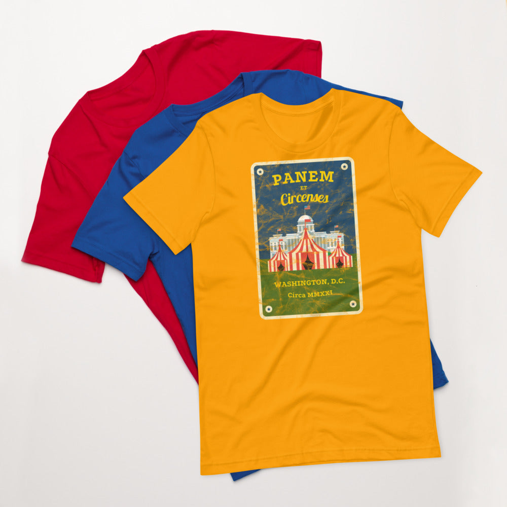 Panem et Circenses (Bread and Circuses) - Distressed Short-Sleeve Unisex T-Shirt
