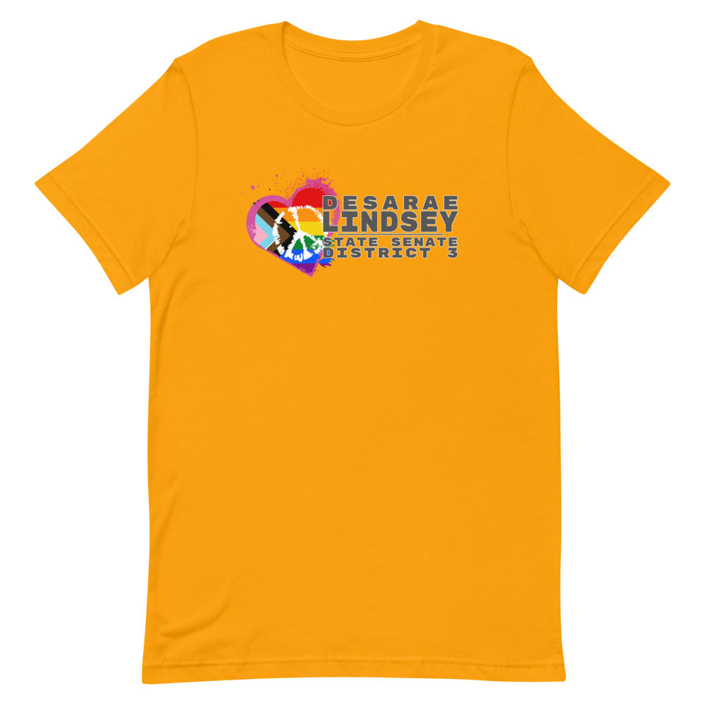 Desarae Lindsey for Texas (LGBT) Short-Sleeve Unisex T-Shirt