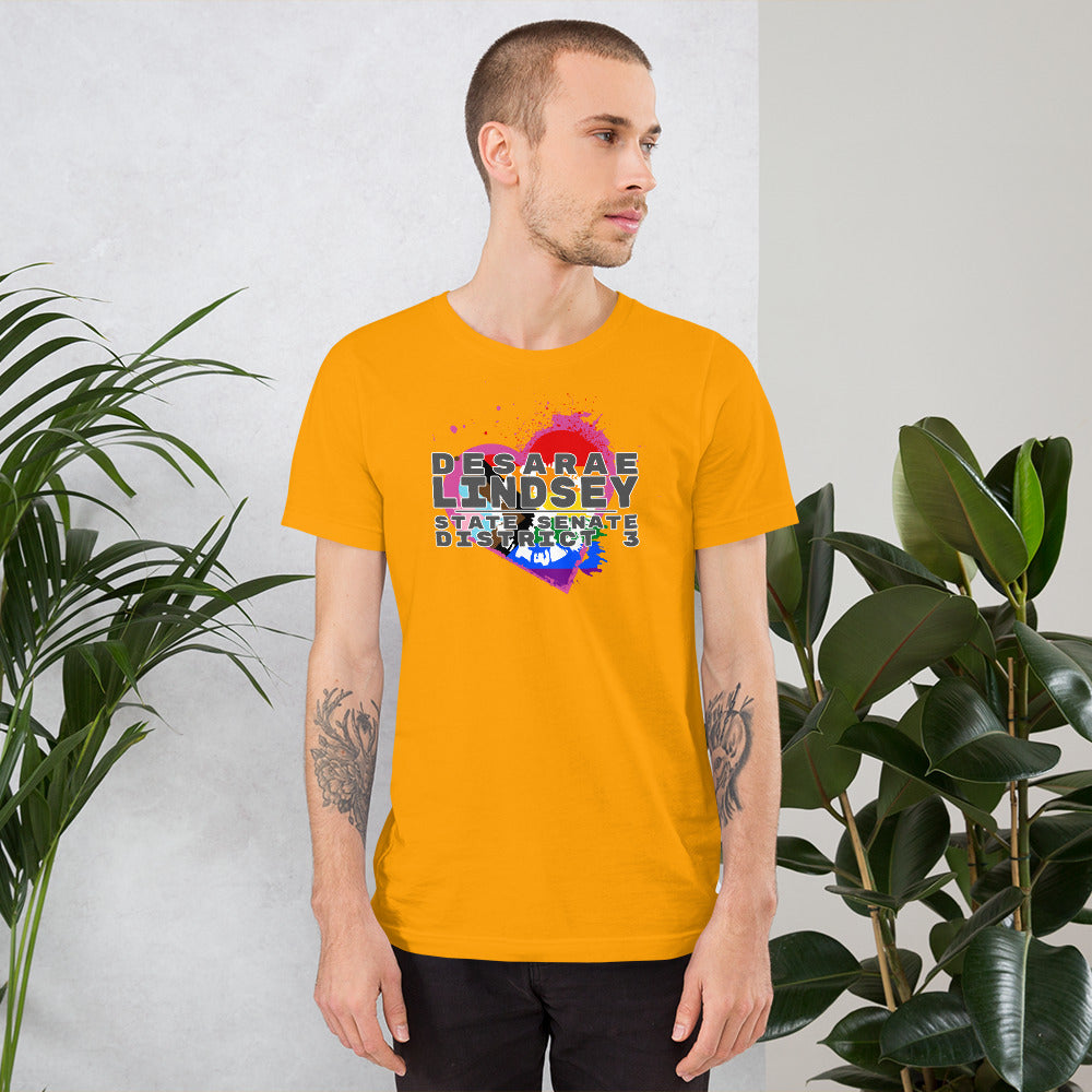 Desarae Lindsey for Texas (LGBT) Short-Sleeve Unisex T-Shirt