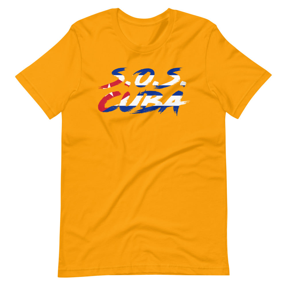 S.O.S Cuba Short-Sleeve Unisex T-Shirt