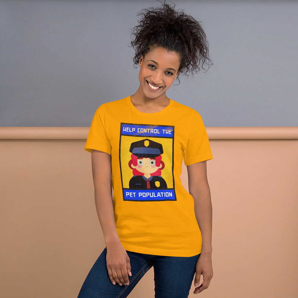 Help control the pet population Short-Sleeve Unisex T-Shirt