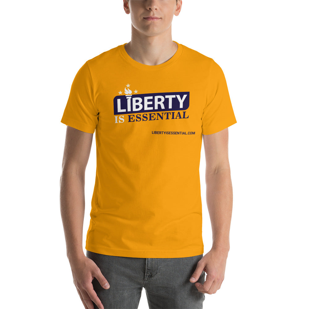 Liberty is Essential (logo) Short-Sleeve Unisex T-Shirt