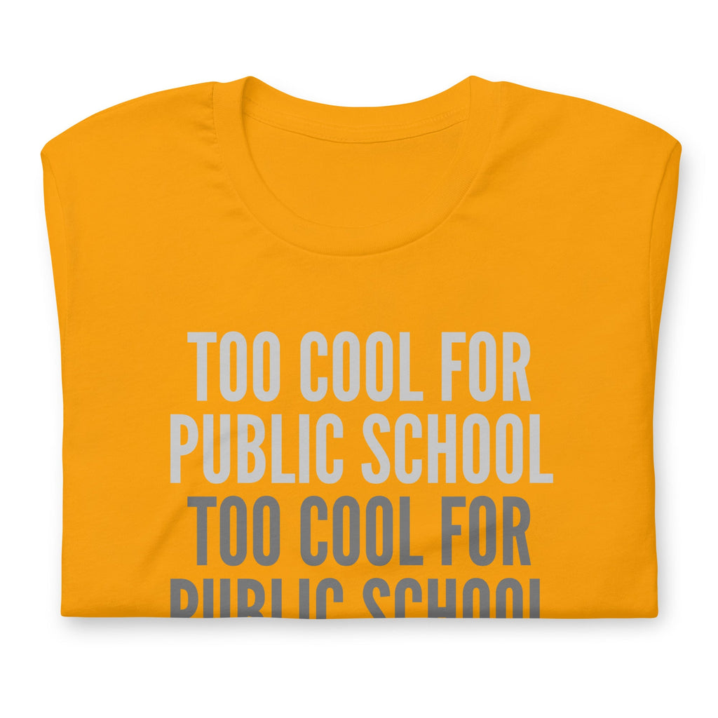 Too Cool For Public School Unisex t-shirt