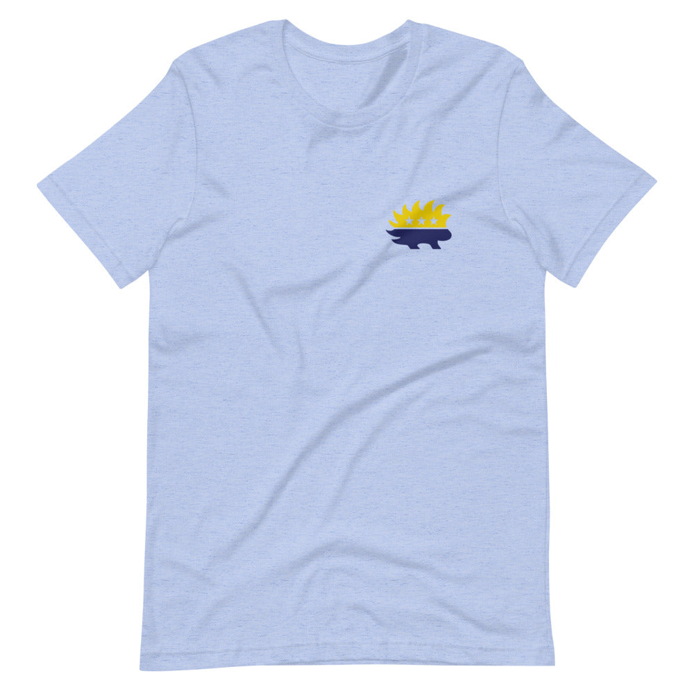 End the Monopoly - Go Gold (With Porcupine) Short-Sleeve Unisex T-Shirt