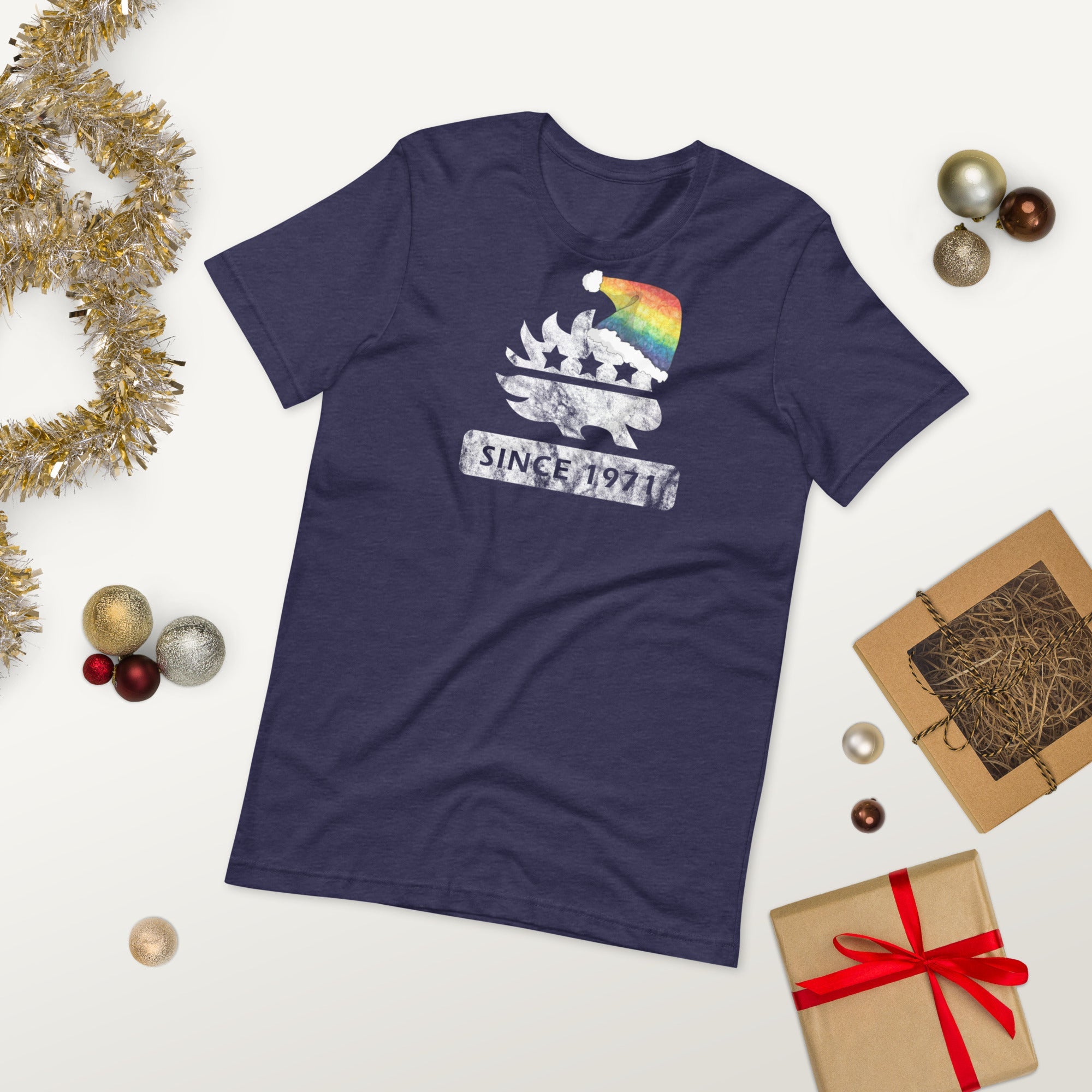 Merry Christmas LGBTQ Porcupine - LGBTQ Liberty Unisex t-shirt