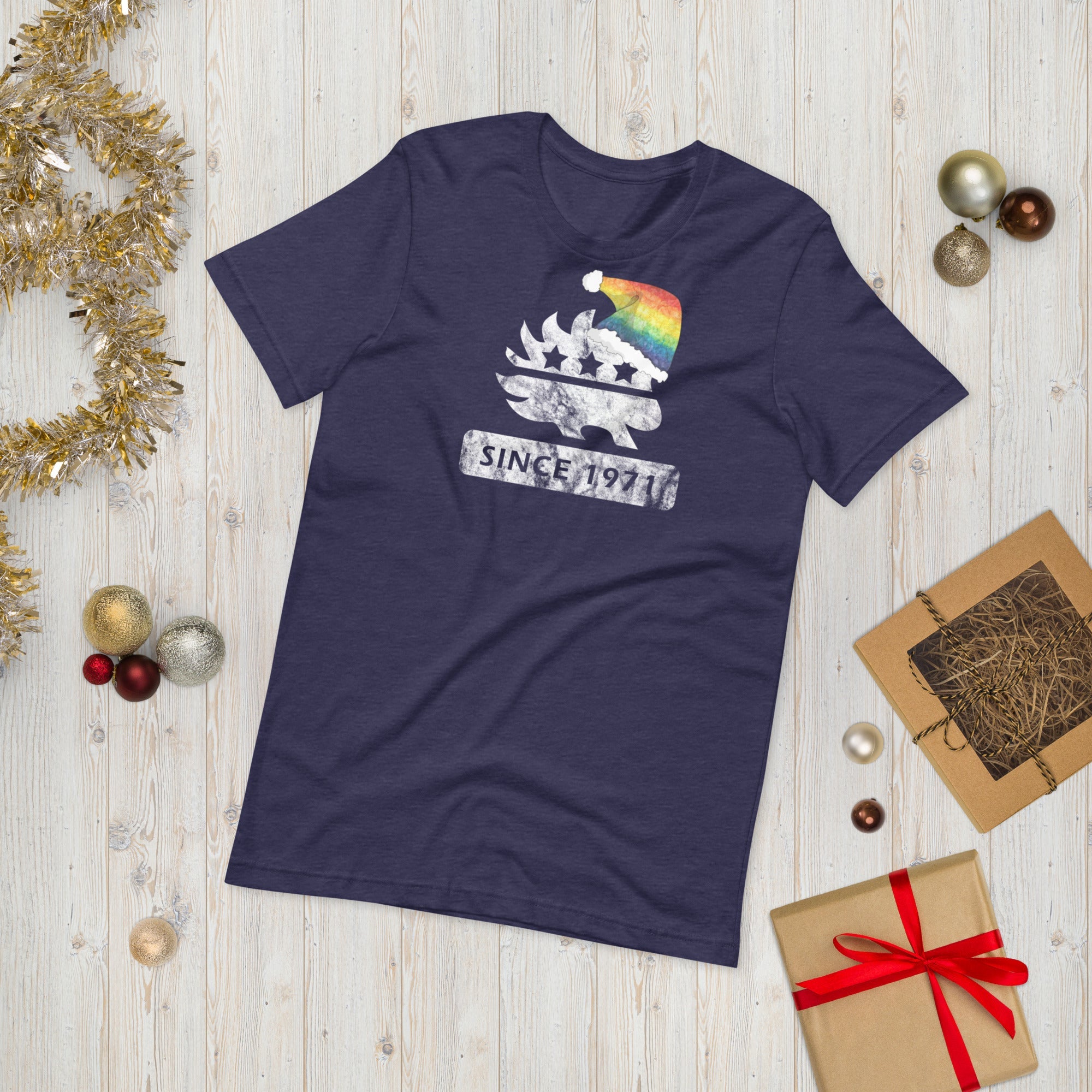 Merry Christmas LGBTQ Porcupine - LGBTQ Liberty Unisex t-shirt