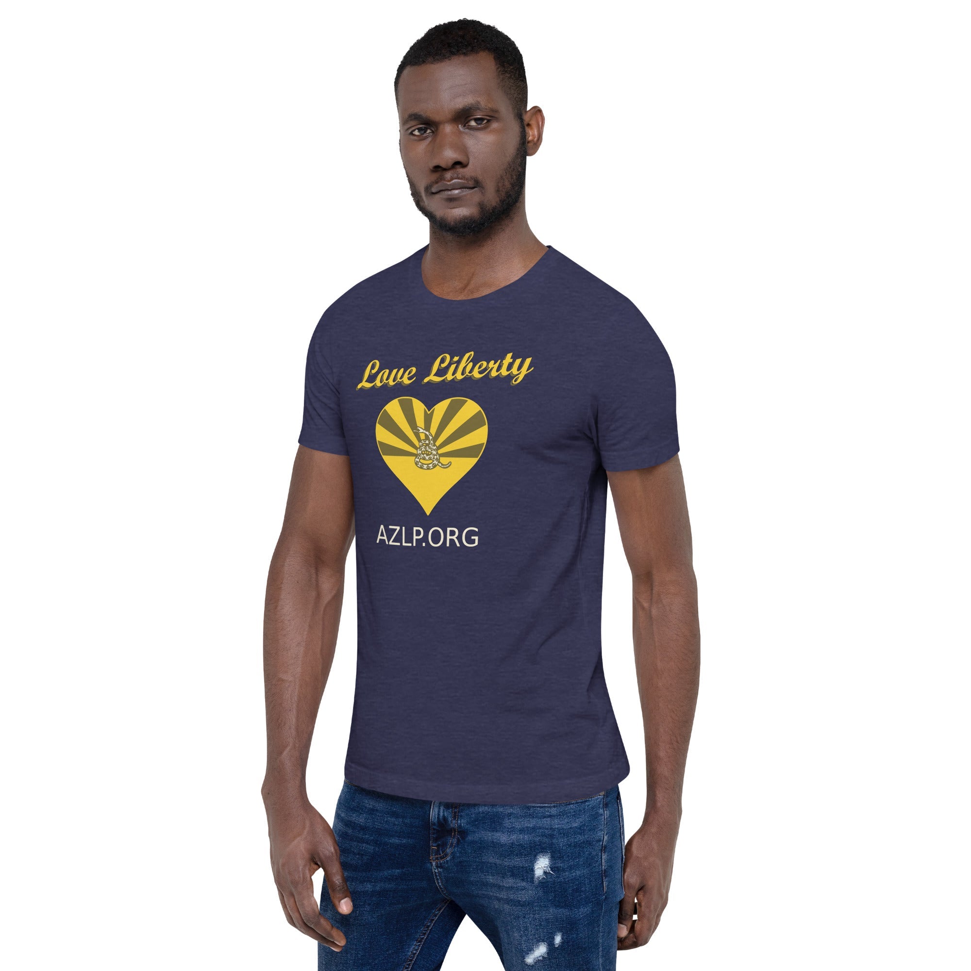 Love Liberty (Don't Tread) Arizona Libertarian Party Unisex t-shirt