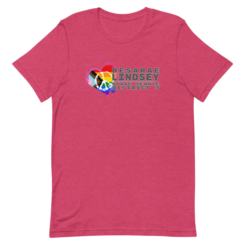 Desarae Lindsey for Texas (LGBT) Short-Sleeve Unisex T-Shirt