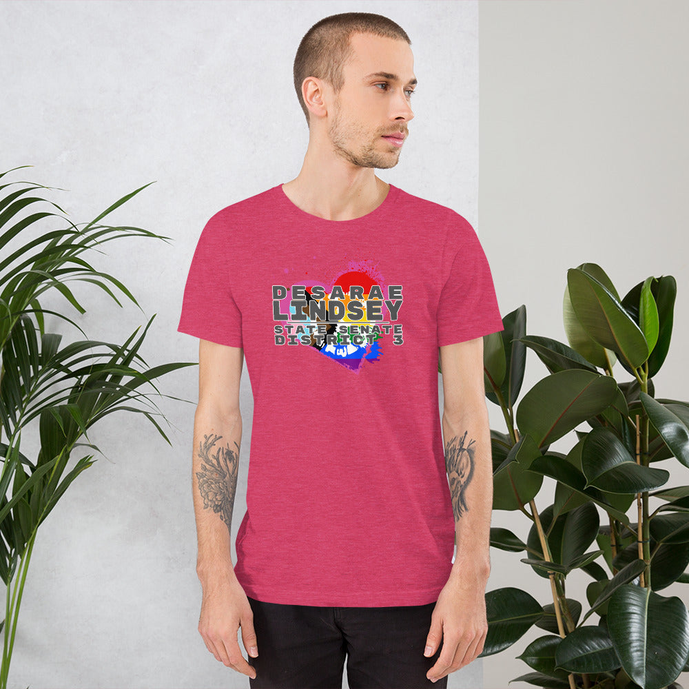 Desarae Lindsey for Texas (LGBT) Short-Sleeve Unisex T-Shirt