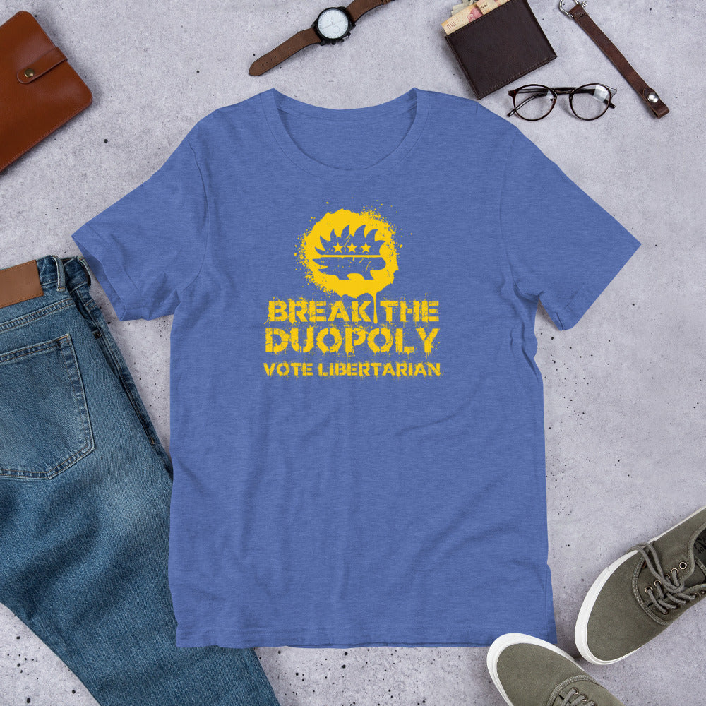 Break the Duopoly Unisex t-shirt