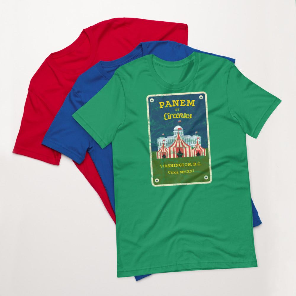 Panem et Circenses (Bread and Circuses) - Distressed Short-Sleeve Unisex T-Shirt