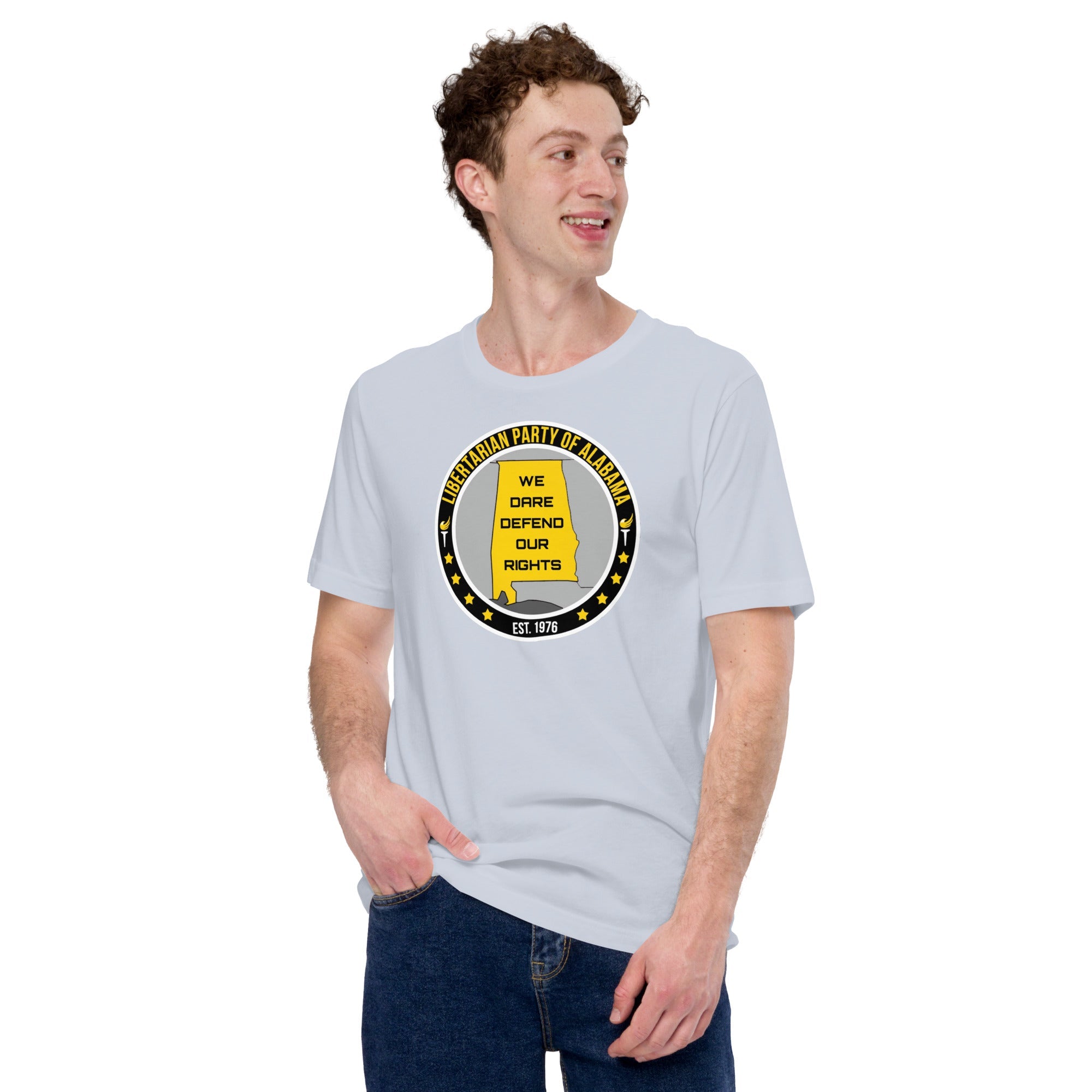 Libertarian Party Alabama - We Dare Defend our Rights Unisex t-shirt