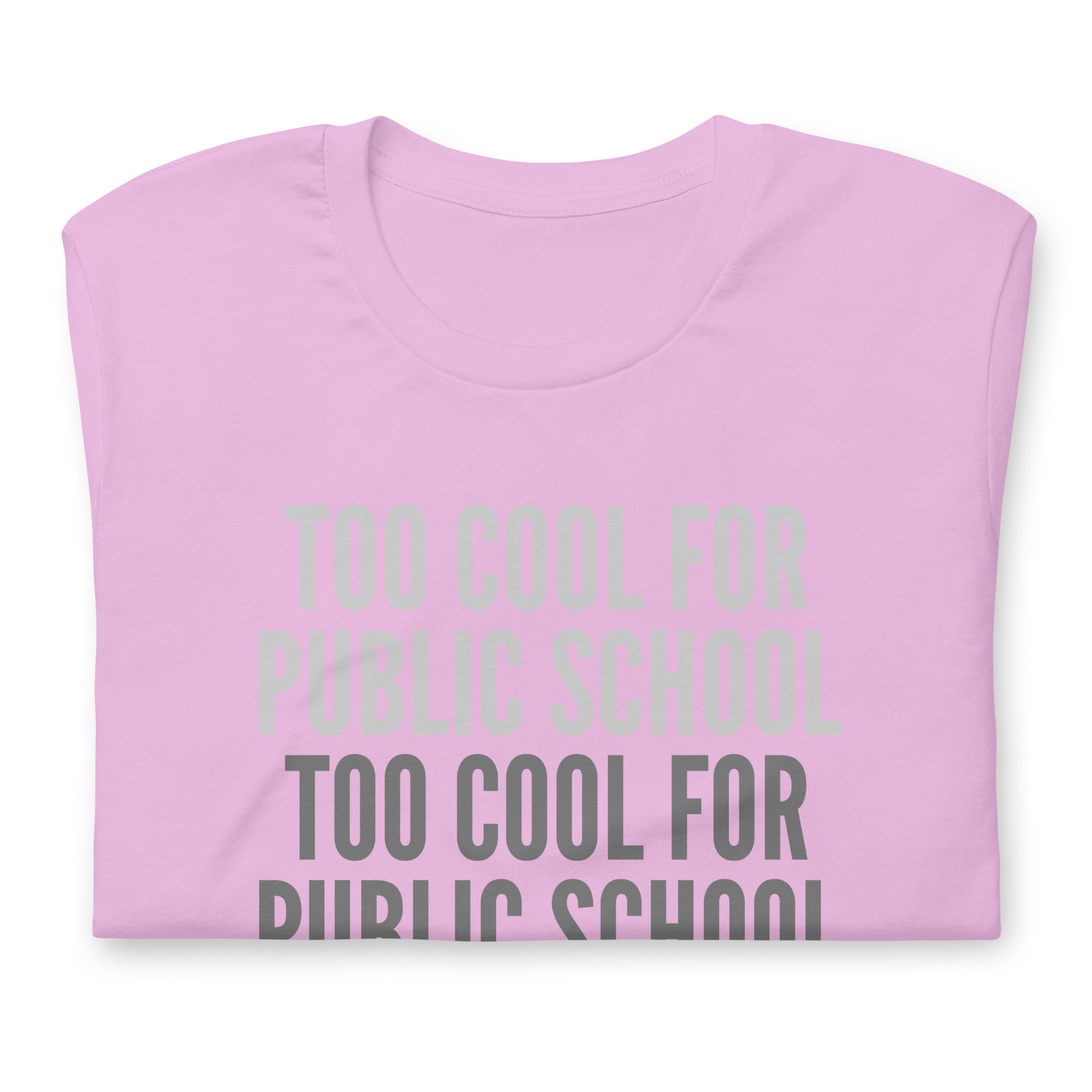 Too Cool For Public School Unisex t-shirt