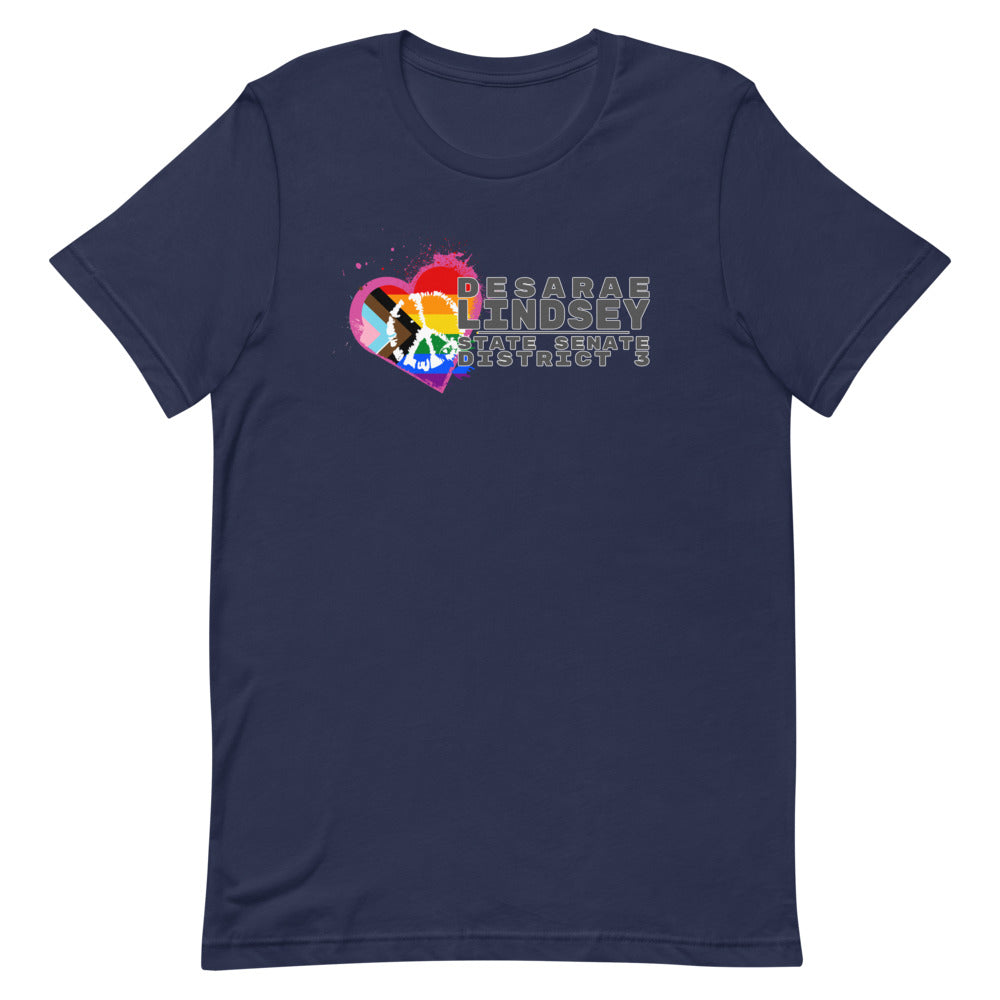 Desarae Lindsey for Texas (LGBT) Short-Sleeve Unisex T-Shirt