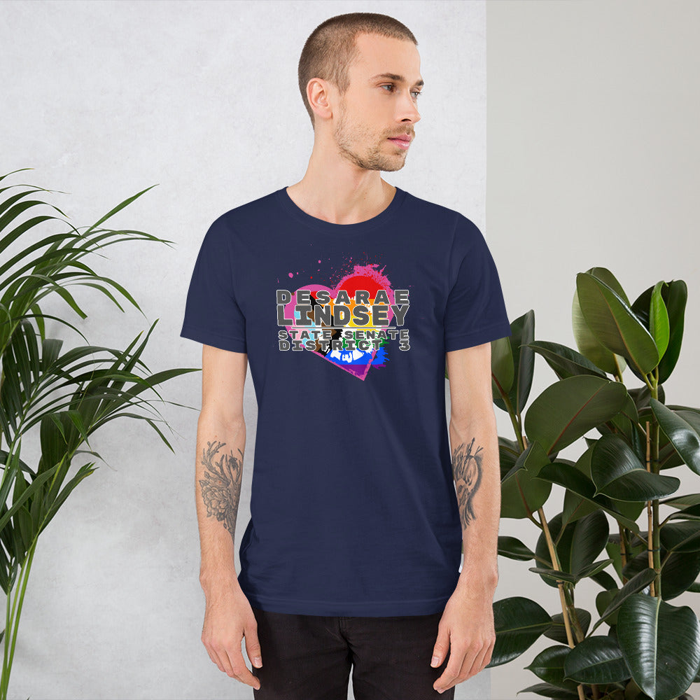 Desarae Lindsey for Texas (LGBT) Short-Sleeve Unisex T-Shirt
