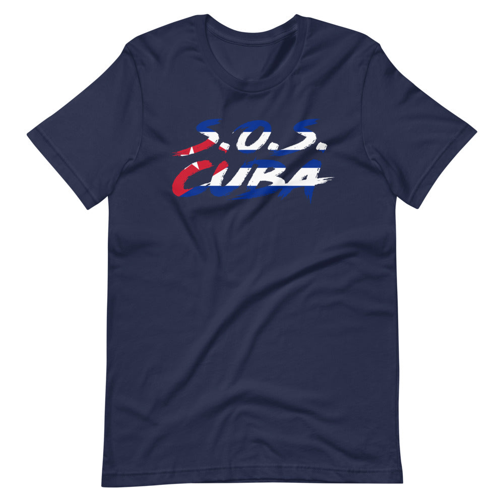 S.O.S Cuba Short-Sleeve Unisex T-Shirt