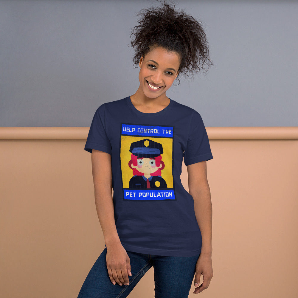 Help control the pet population Short-Sleeve Unisex T-Shirt