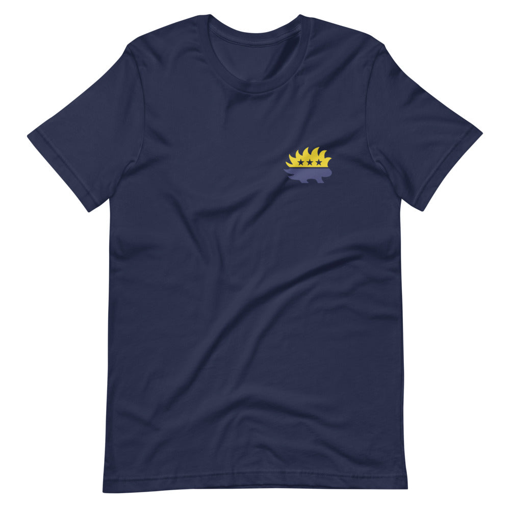 End the Monopoly - Go Gold (With Porcupine) Short-Sleeve Unisex T-Shirt