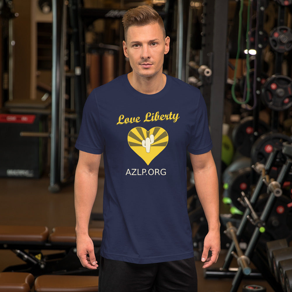 Love Liberty Arizona Libertarian Party Unisex t-shirt