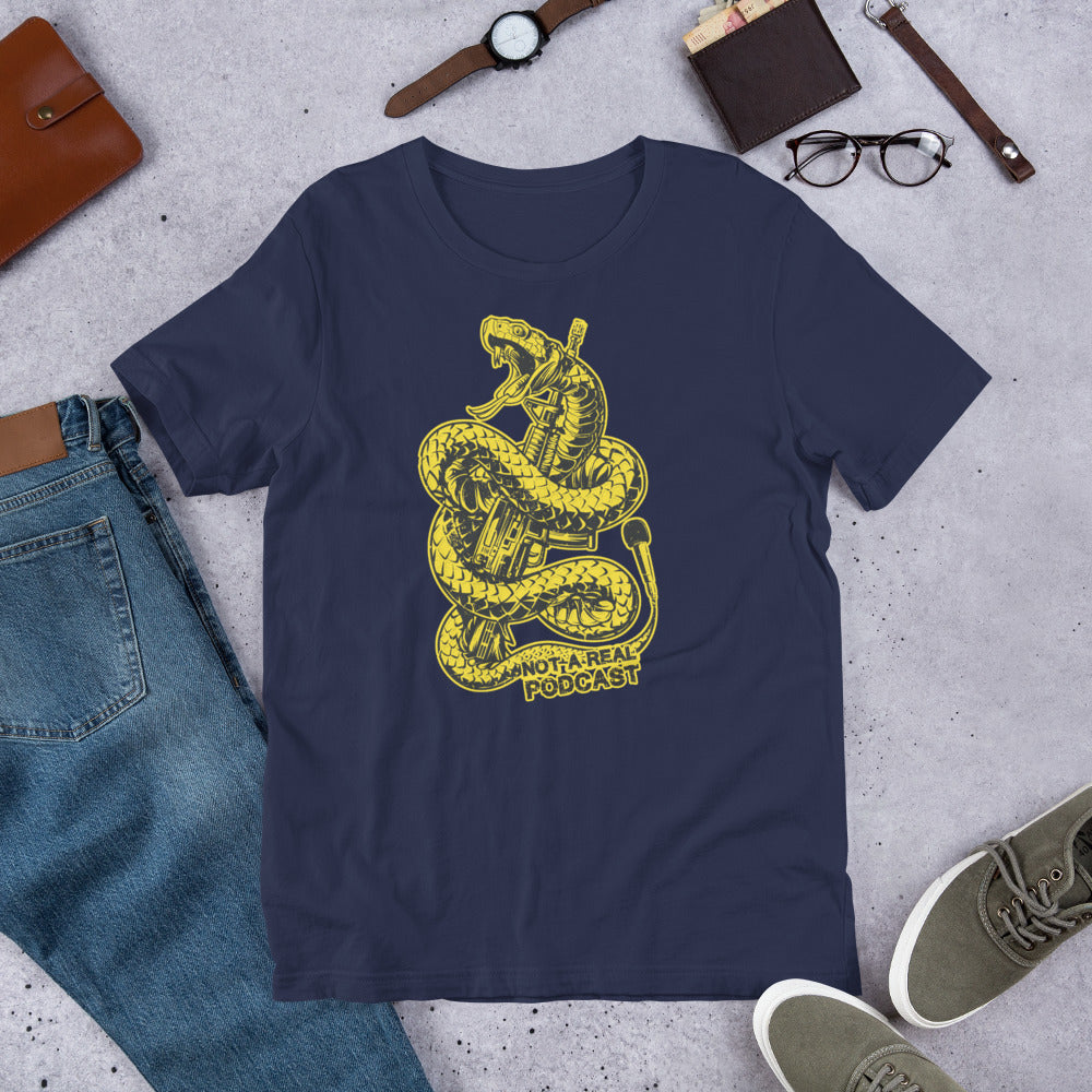 Not a Real Podcast t-shirt