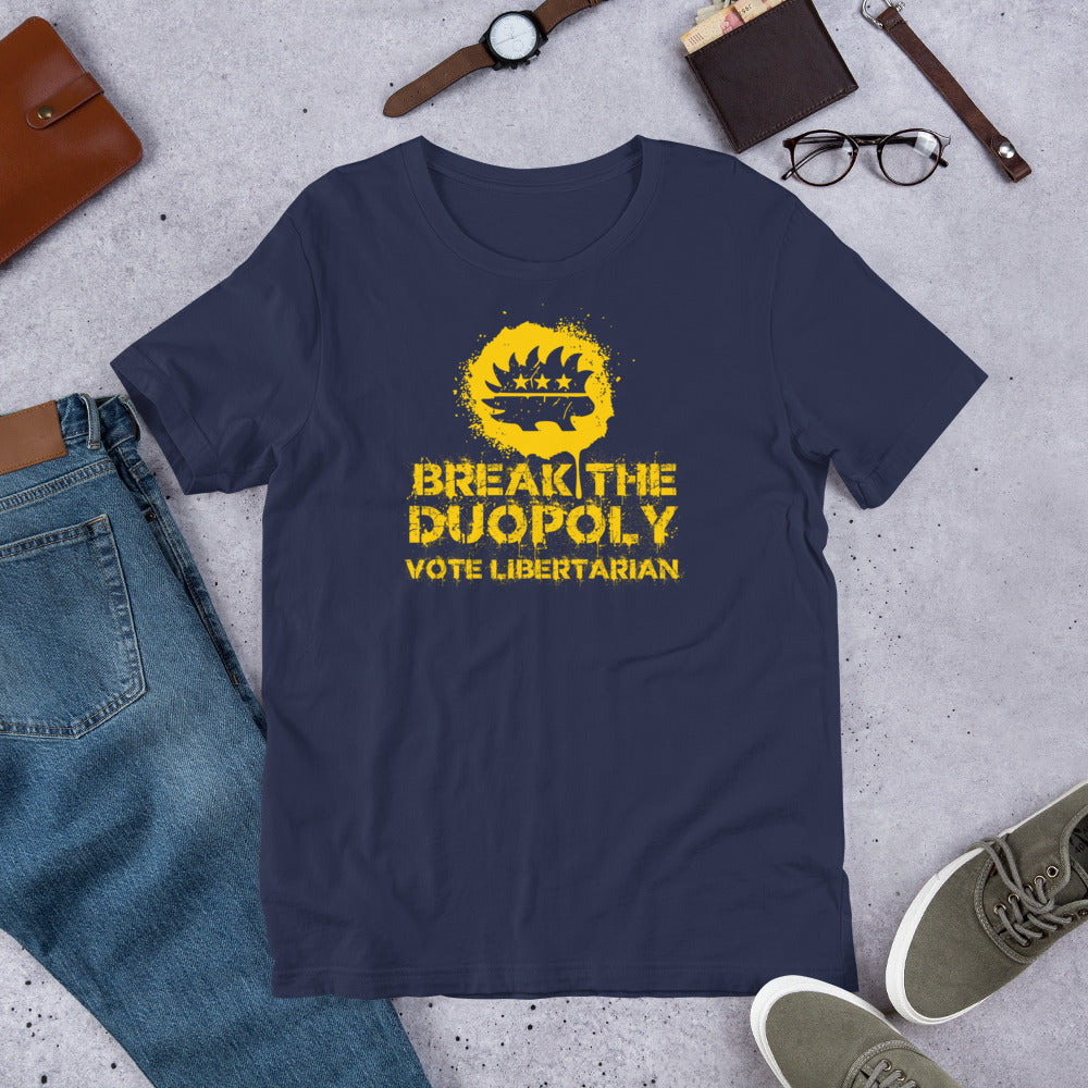 Break the Duopoly Unisex t-shirt