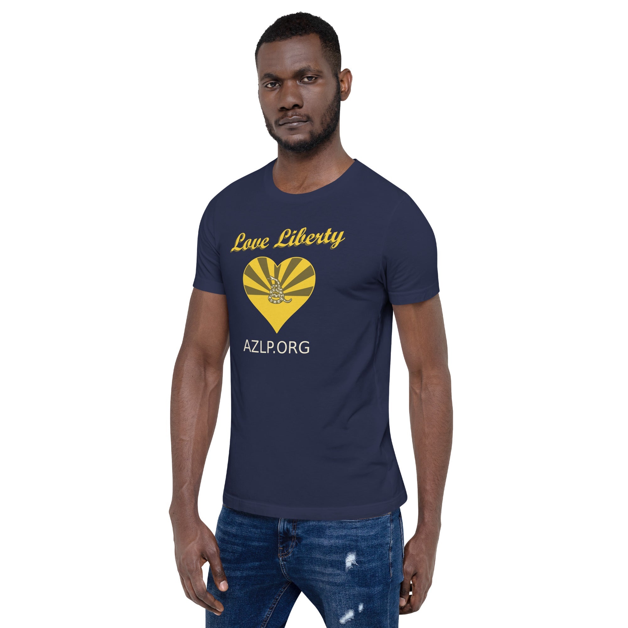 Love Liberty (Don't Tread) Arizona Libertarian Party Unisex t-shirt