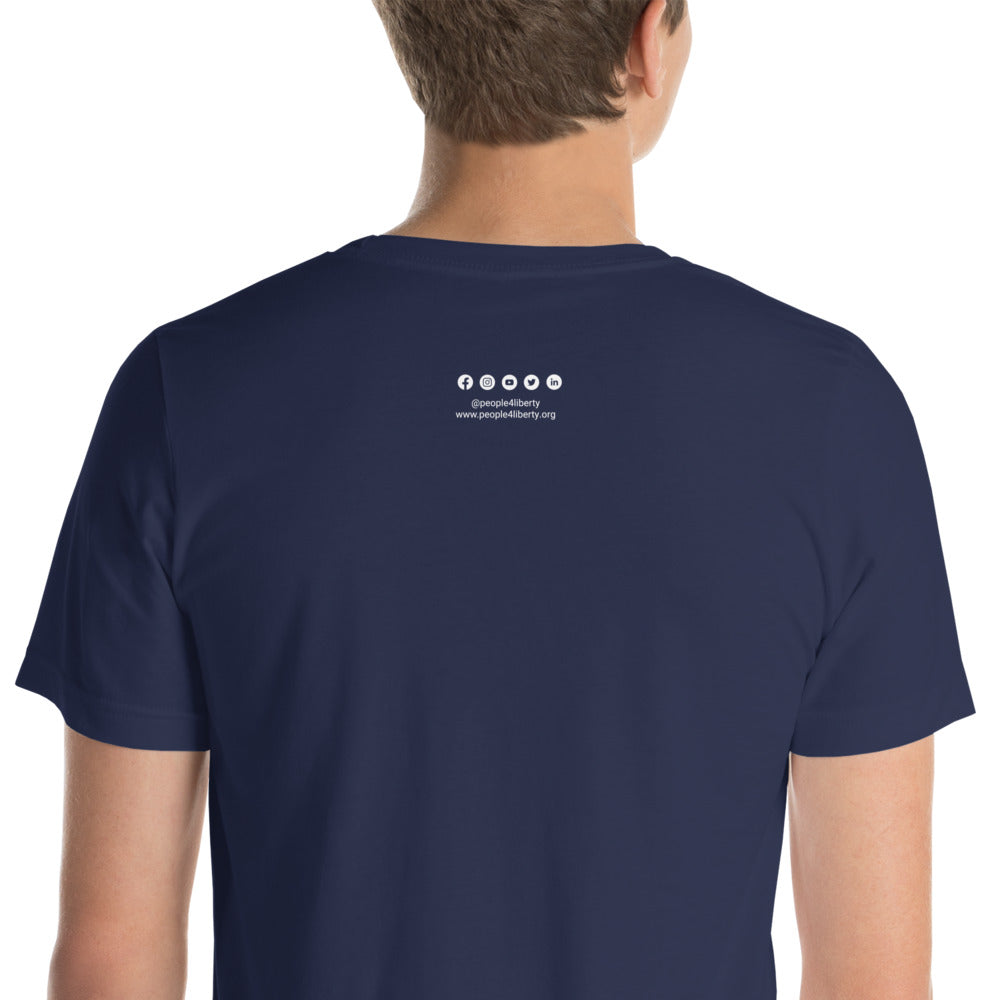 Bitcoin Statue of Liberty Short-sleeve unisex t-shirt