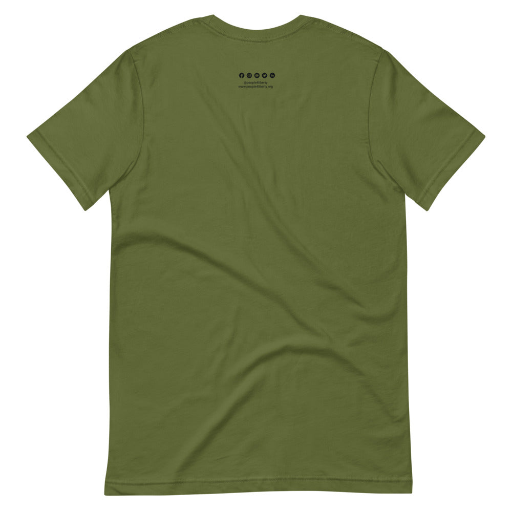 liberty defined unisex t-shirt