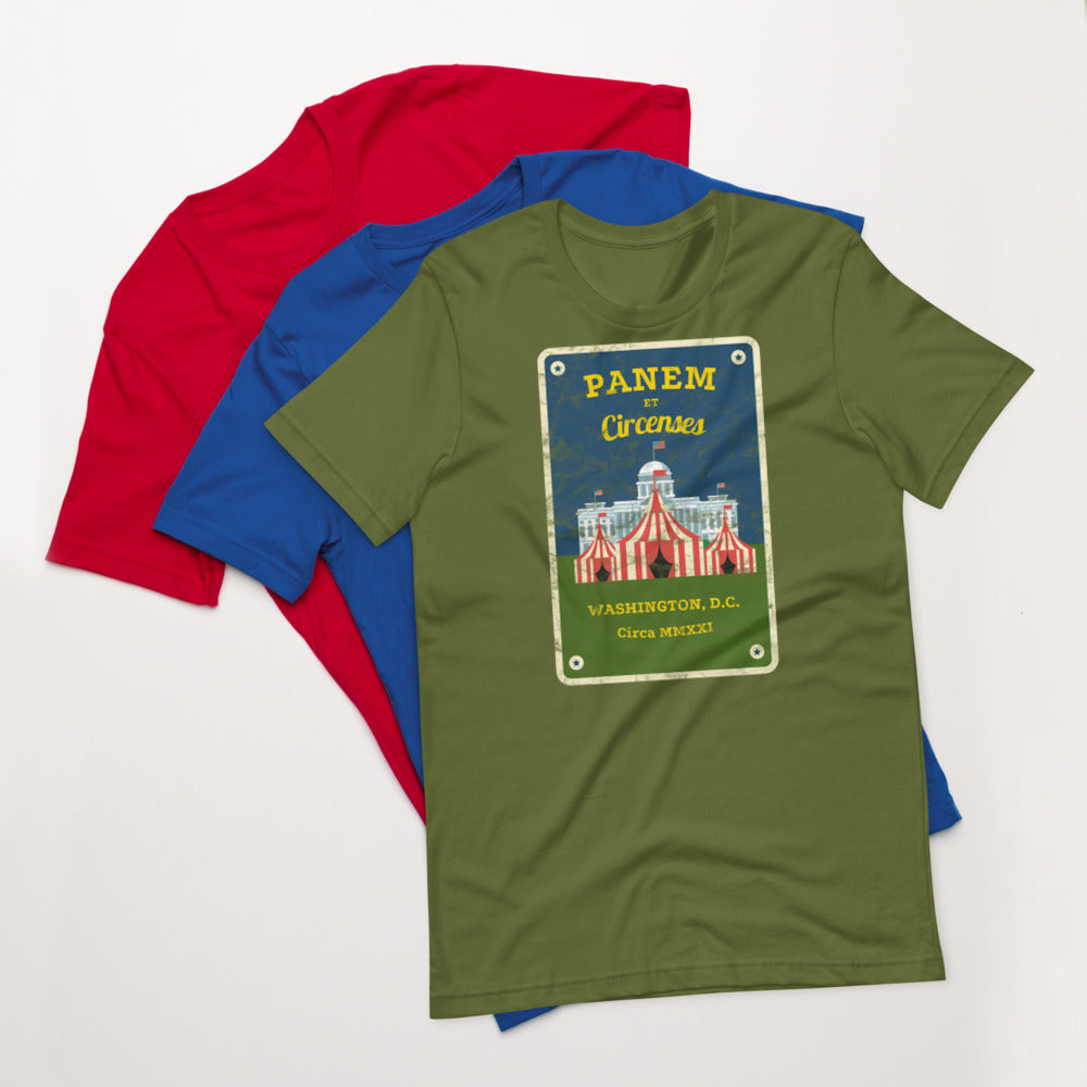Panem et Circenses (Bread and Circuses) - Distressed Short-Sleeve Unisex T-Shirt