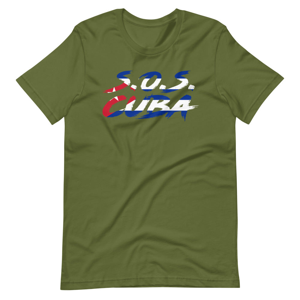 S.O.S Cuba Short-Sleeve Unisex T-Shirt