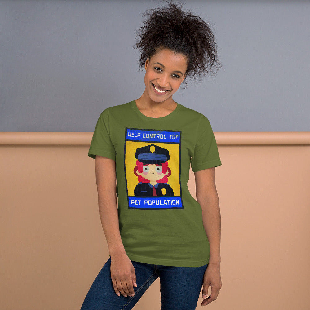 Help control the pet population Short-Sleeve Unisex T-Shirt