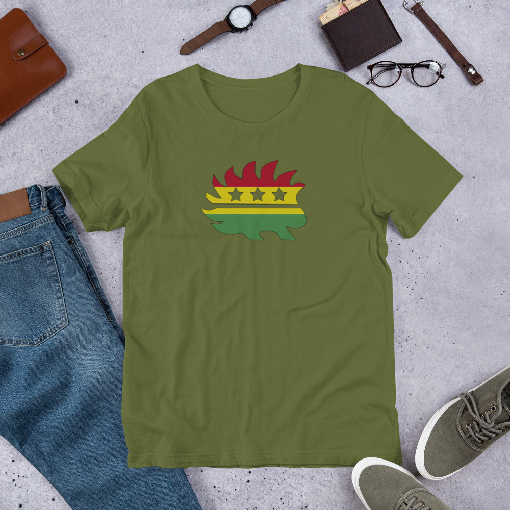 Black History Month Porcupine Short-Sleeve Unisex T-Shirt