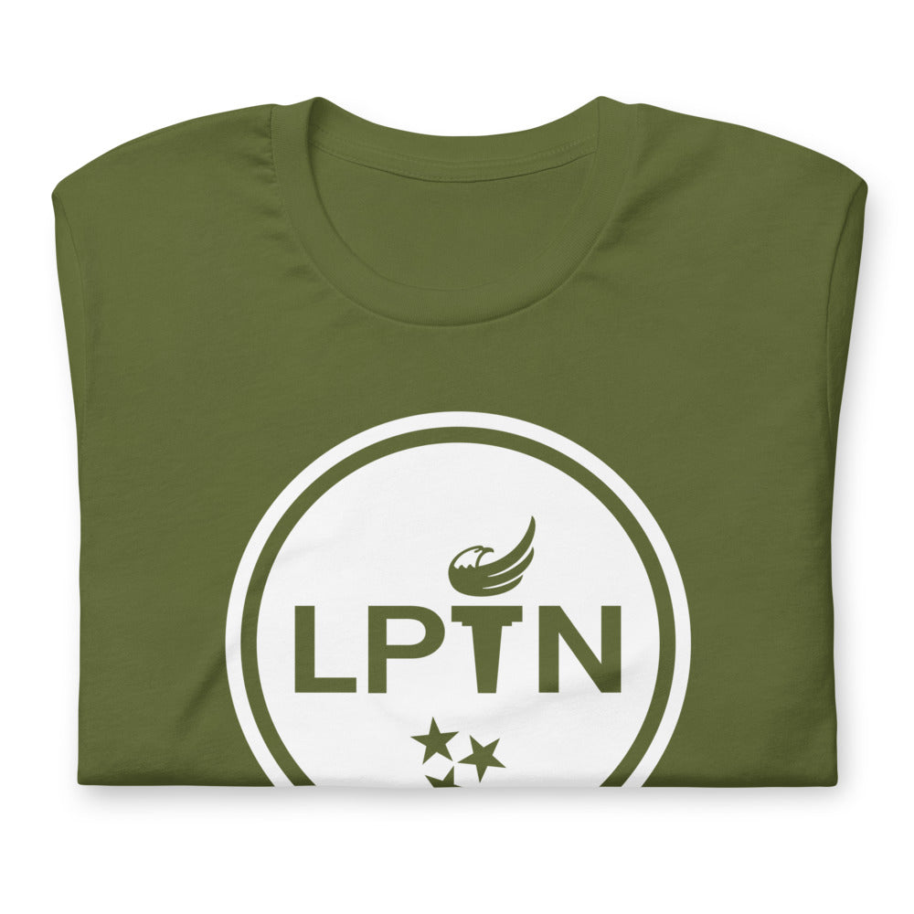 LPTN Logo (White) Short-sleeve unisex t-shirt