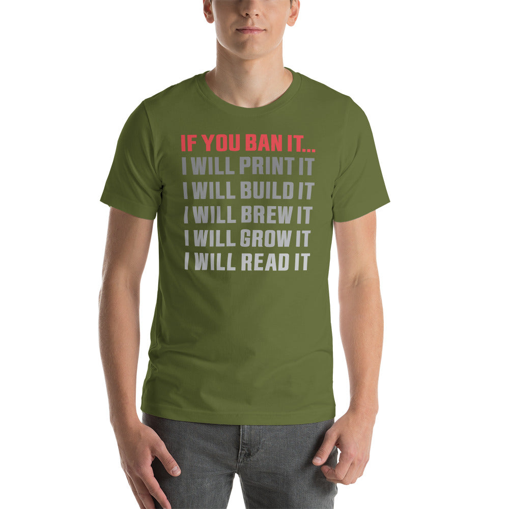 If you Ban it (LPTN Logo) Short-sleeve unisex t-shirt