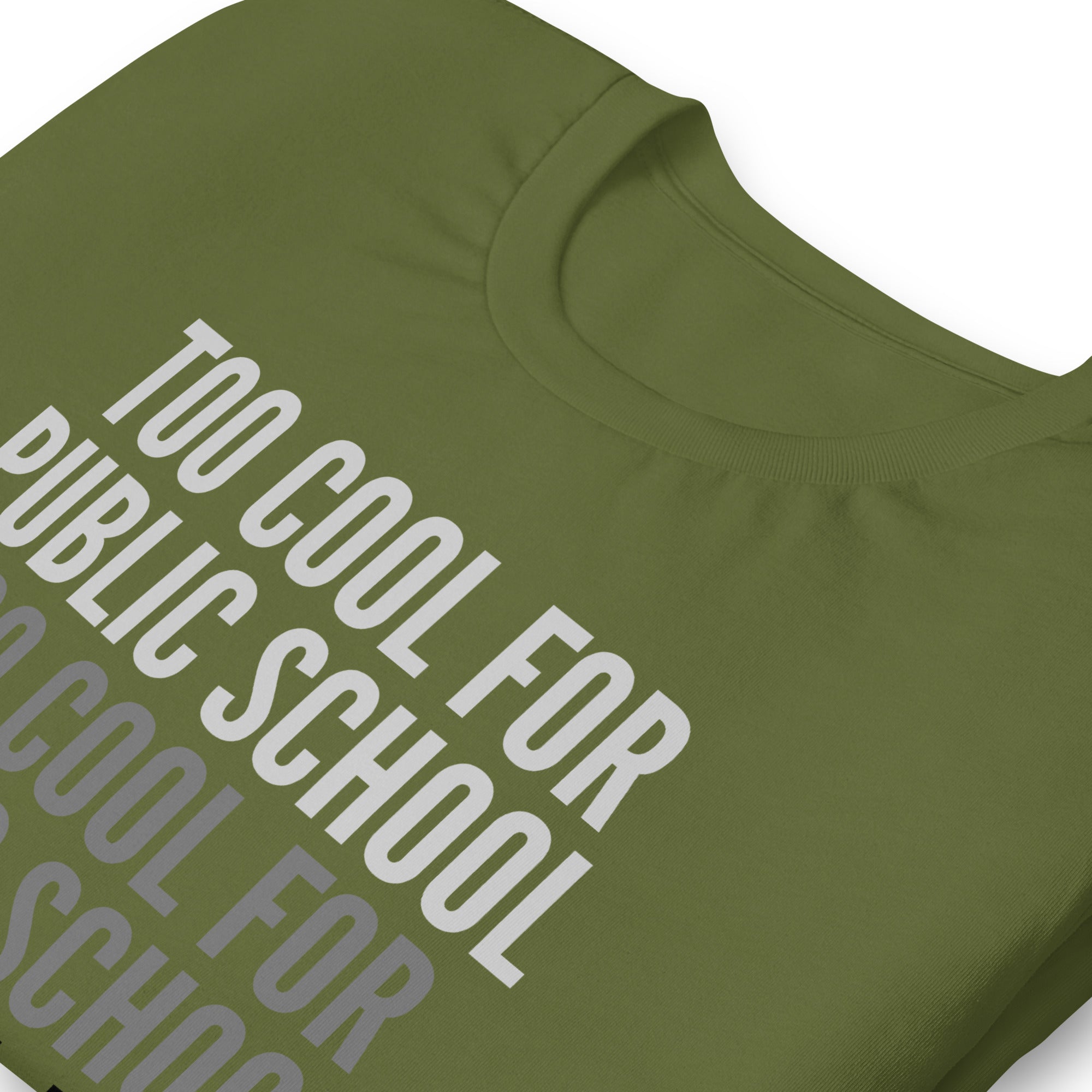 Too Cool For Public School Unisex t-shirt