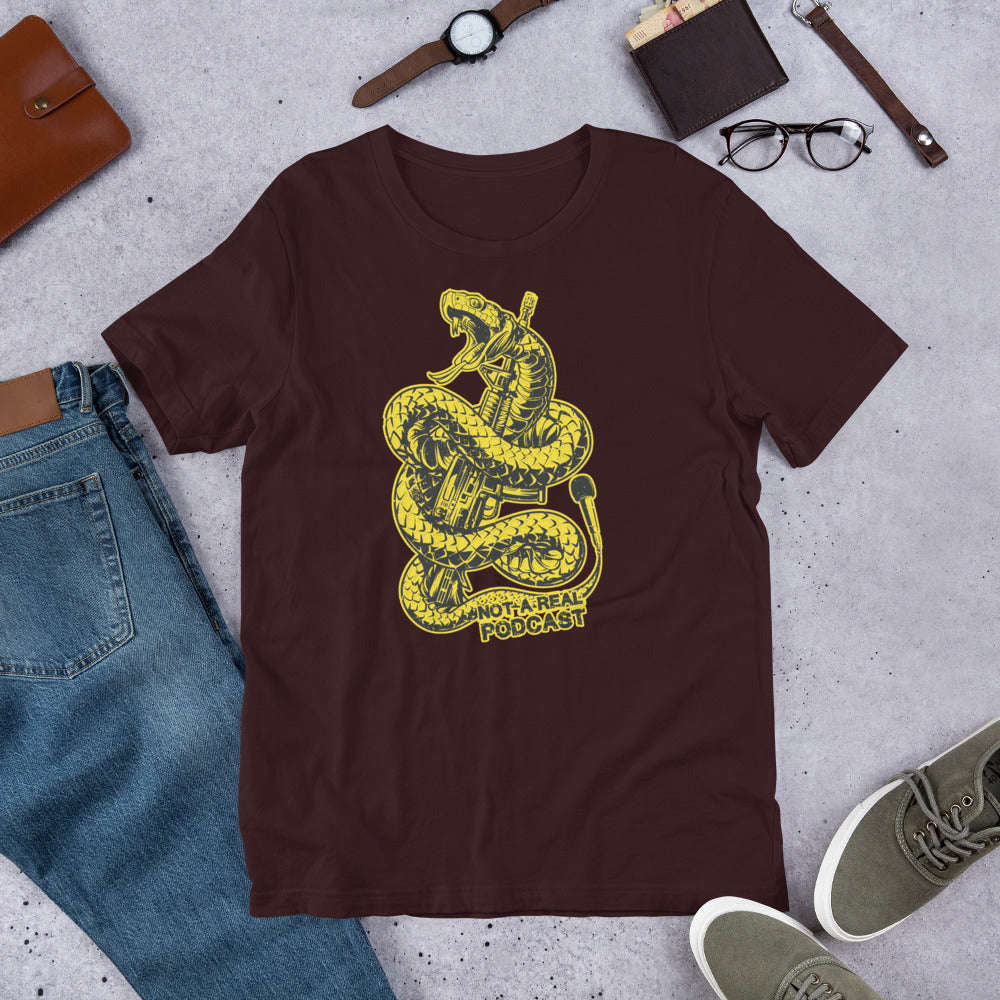 Not a Real Podcast t-shirt