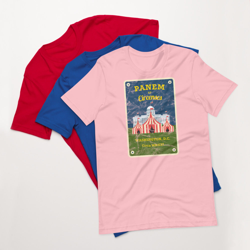 Panem et Circenses (Bread and Circuses) - Distressed Short-Sleeve Unisex T-Shirt