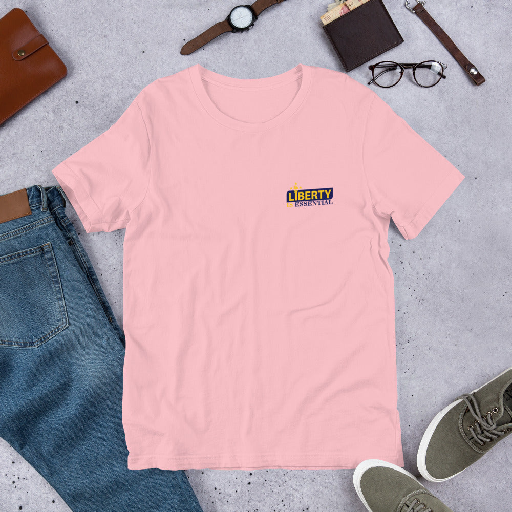 Liberty is Essential Short-Sleeve Unisex T-Shirt