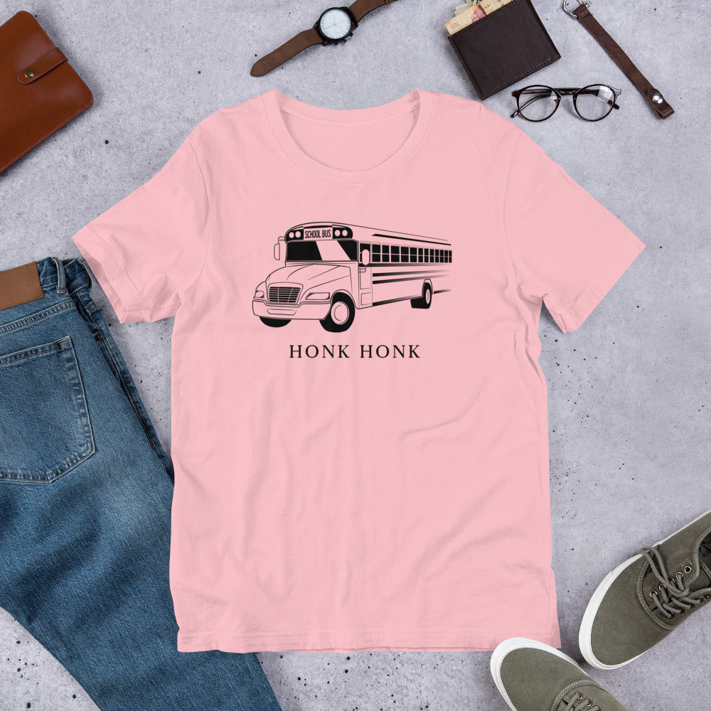 Honk Hunk Bus Driver Protest (Don't Tread) Short-Sleeve Unisex T-Shirt