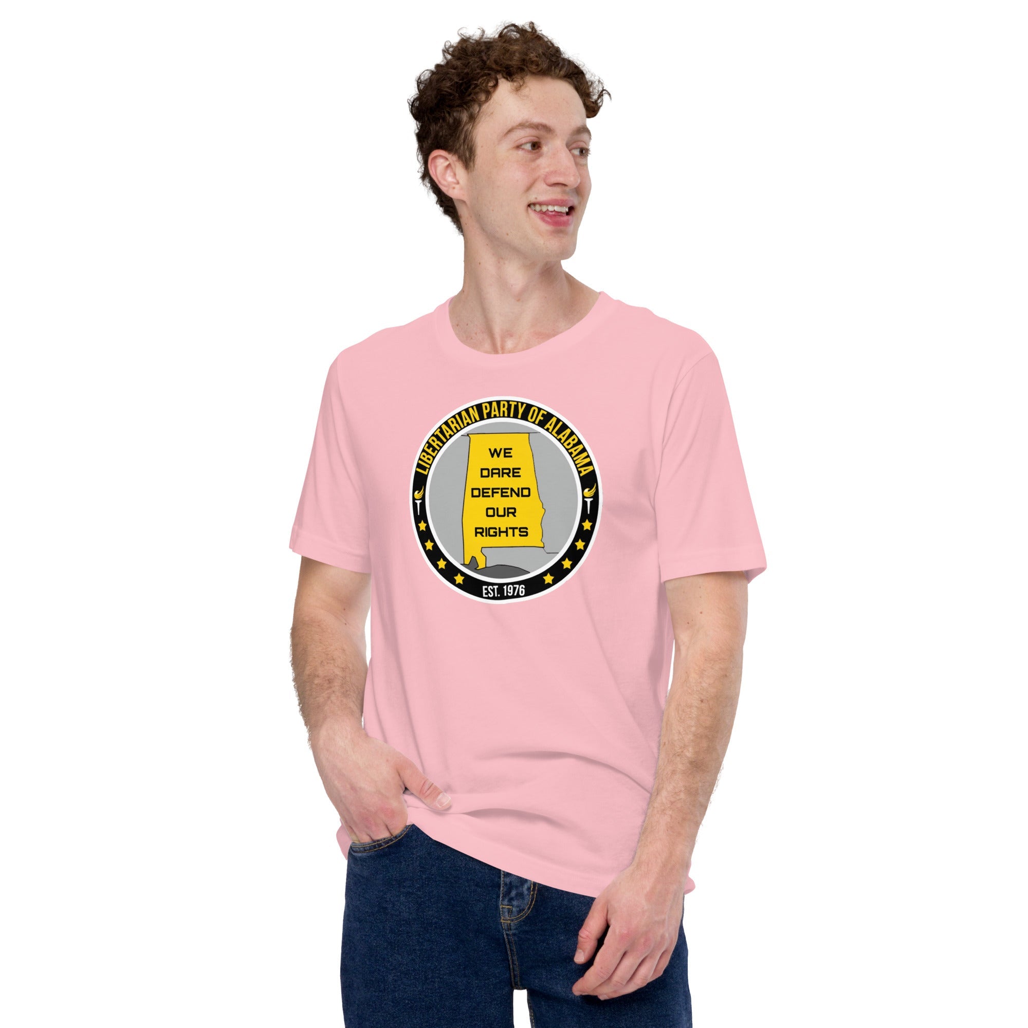 Libertarian Party Alabama - We Dare Defend our Rights Unisex t-shirt