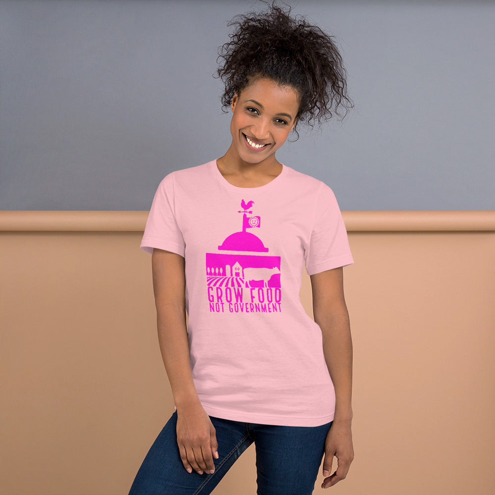 Grow Food Not Government Short-Sleeve Unisex T-Shirt