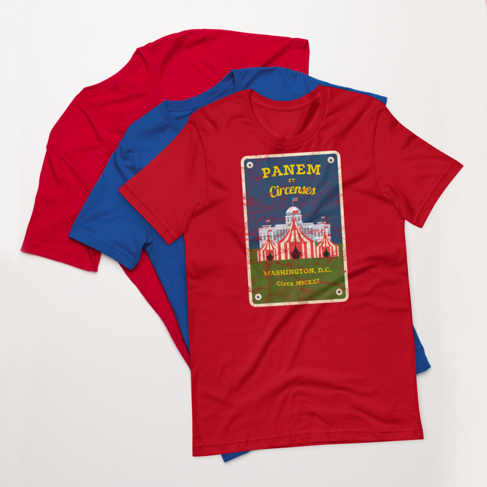Panem et Circenses (Bread and Circuses) - Distressed Short-Sleeve Unisex T-Shirt