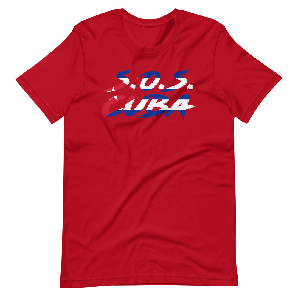 S.O.S Cuba Short-Sleeve Unisex T-Shirt